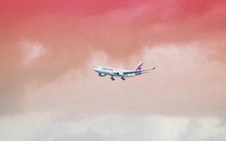 Самолет в небе