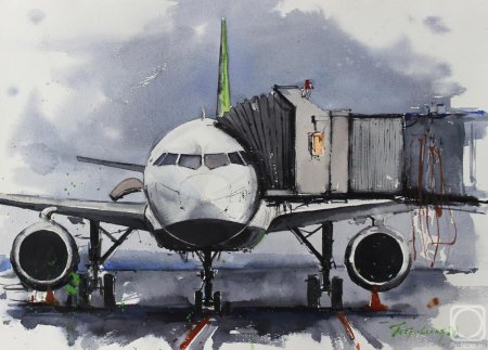 Картина самолёт