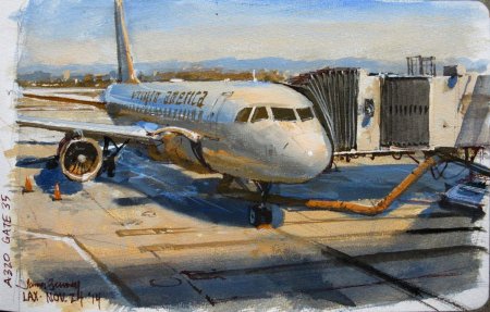 James Gurney gouache