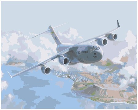 Картина самолёт