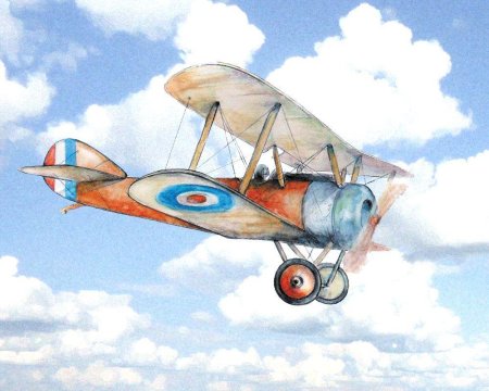 Ретро самолет