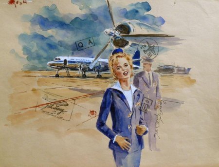 Самолет иллюстрация