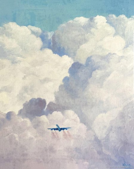 Самолет живопись