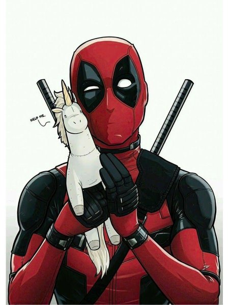 Картина по номерам Дэдпул