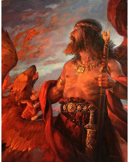 Андрей Шишкин картина Семаргл (Огнебог)