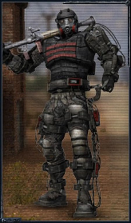 Сталкер долг экзоскелет