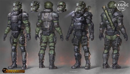 Бронекостюм экзоскелет сталкер