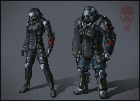 Бронекостюм концепт