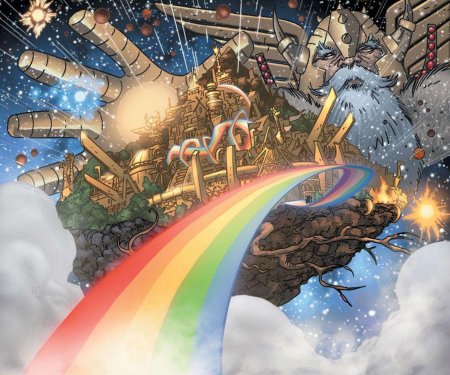 Радужный мост Асгард Марвел