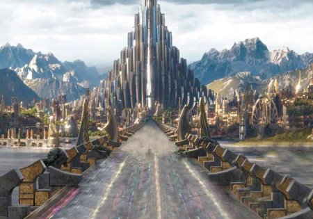 Радужный мост Асгард Марвел