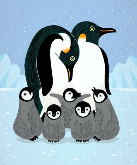 Пингвин стилизация