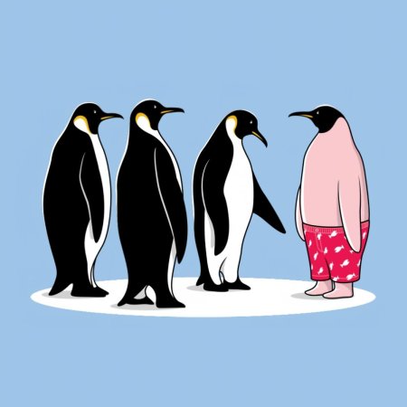 Стилизованный Пингвин