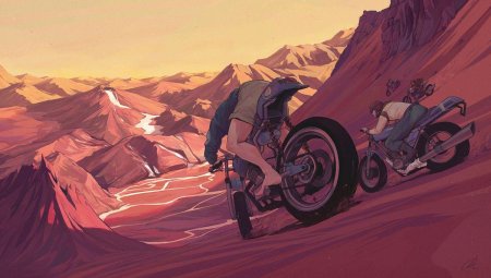 Мотоцикл арт