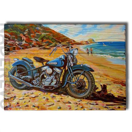 Художник Роман Федосенко картины мотоцикл