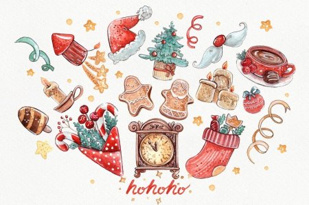 Новогодние наклейки