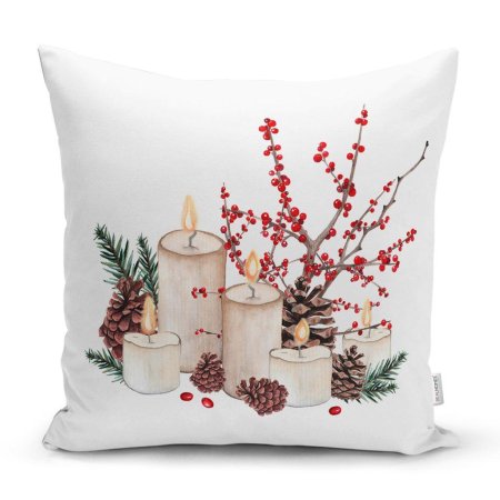 Новогодний декор акварель