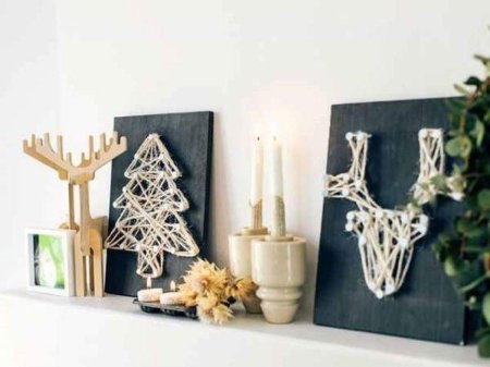 Новогодний декор интерьера