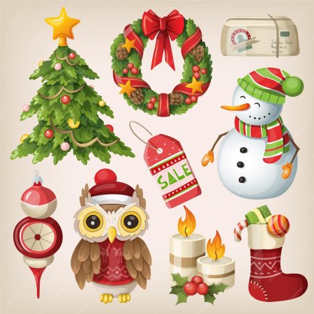 Символы нового года предметы