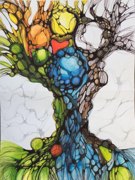 Нейрографика дерево изобилия