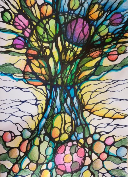 Нейрографика дерево изобилия