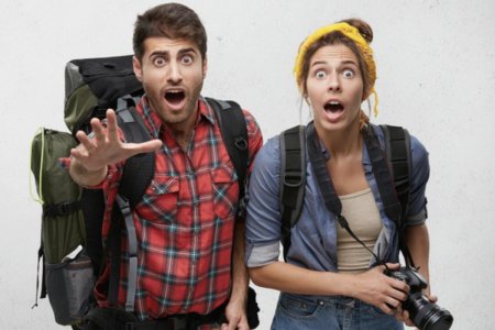 Турист в шоке