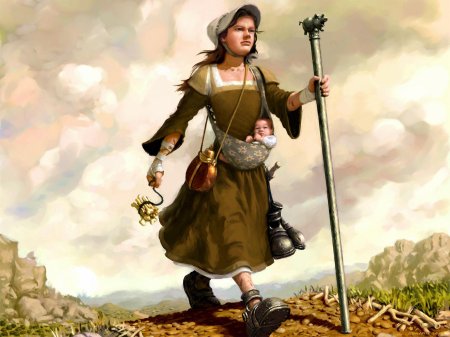 Странник с посохом