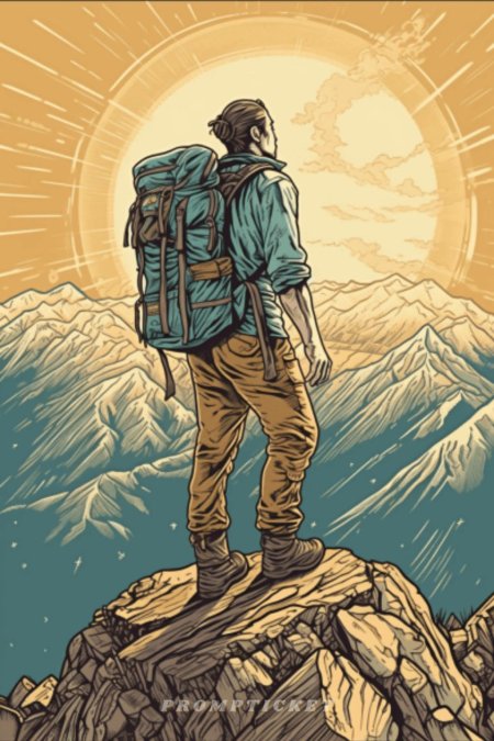 Поход рисунок