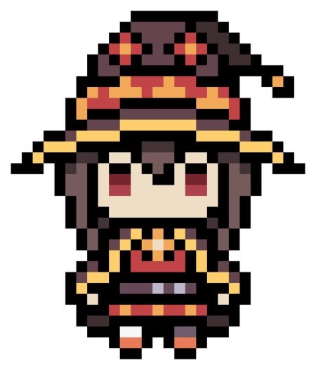 Пиксель арт мэгумин