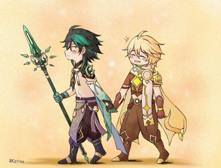 Геншин арты персонажей