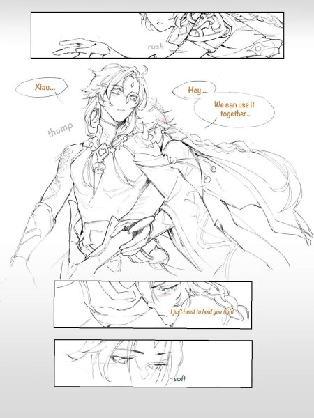 Сяо Геншин скетч