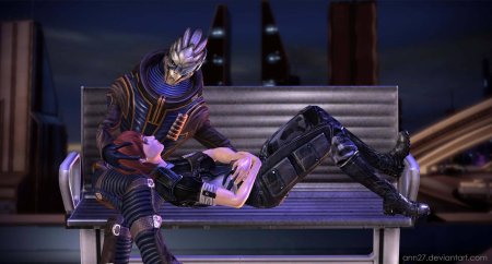 Масс эффект 3 Гаррус и тали