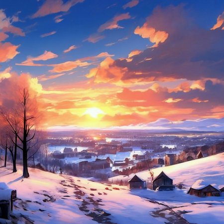 Аниме фон пейзаж