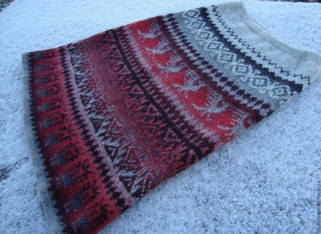 Юбка из Кауни жаккард