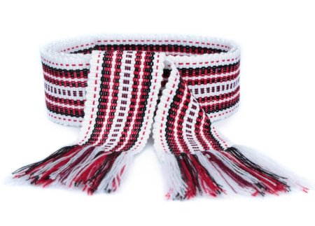 Тканые пояса на бердо