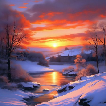 Красивые зимние пейзажи