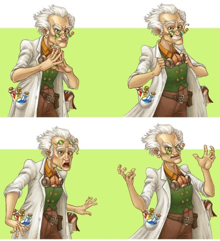 Доктор-ученый концепт-арт