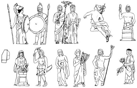 Боги Олимпа древней Греции