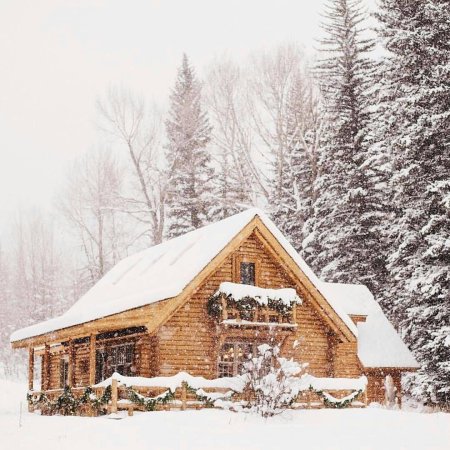 Зимний домик