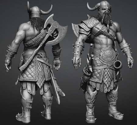 Викинг референс 3d
