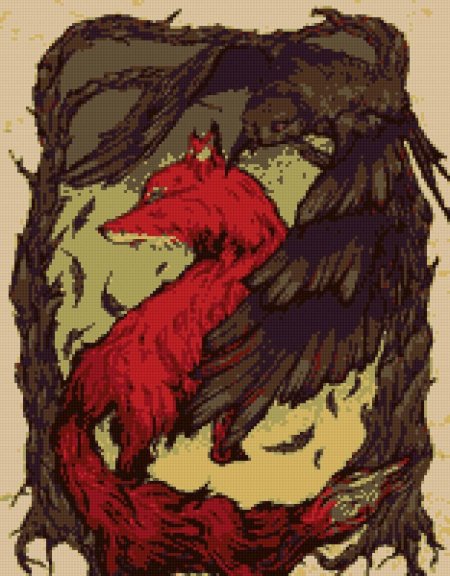 Лис и ворон