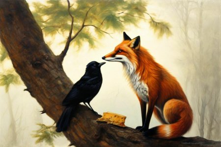 Басня крылова лисица