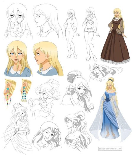 Принцессы Диснея референс