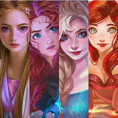 Принцессы Disney Рапунцель Мерида