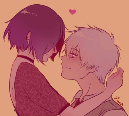 Тоука и канеки любовь