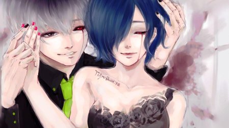 Аниме Токийский гуль тока и Канеки