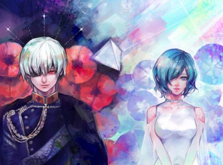 Аниме токийский гуль тока и канеки