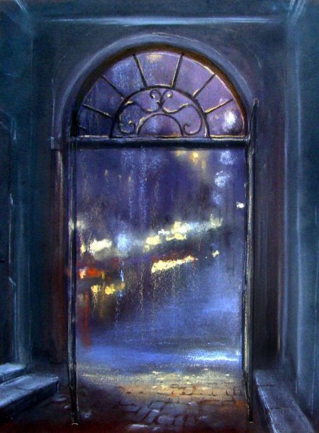 Художник Елена Юшина. Дождь