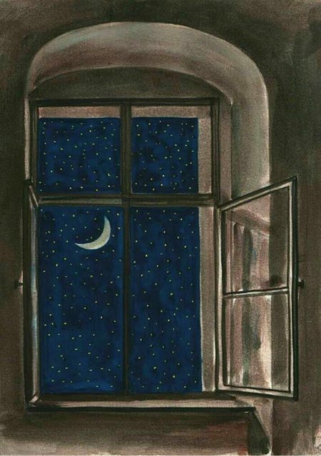 Картина окно