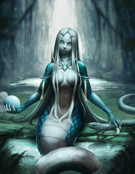 Ламия арт фэнтези