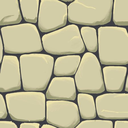 Каменная плитка мультяшная